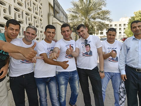 Egyptians in the UAE vote in parliamentary elections