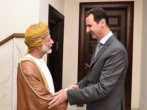 Oman’s top diplomat meets Al Assad in rare Syria visit - state media