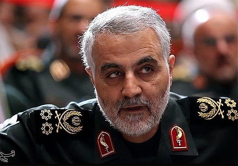 Islamic Revolution Guards Corps (IRGC) Quds Force Commander Major General Qassem Soleimani.