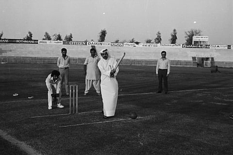 October 9, 1985: Sharjah cricket stadium gets new pitch