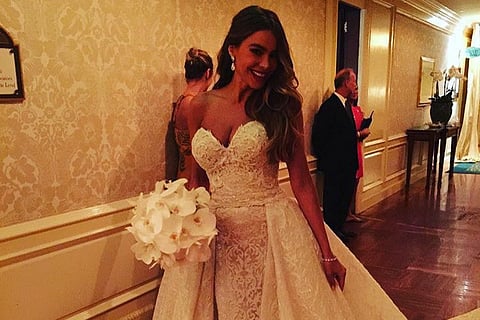 Sofia Vergara’s wedding dress made by 32 people