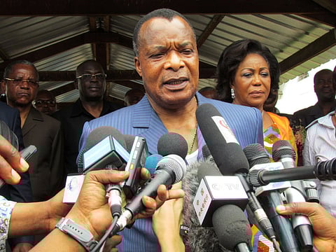 Congo Republic President Denis Sassou Nguesso looks set to prolong his decades-long rule in an election on Sunday in which he has pledged to revive the flagging economy.