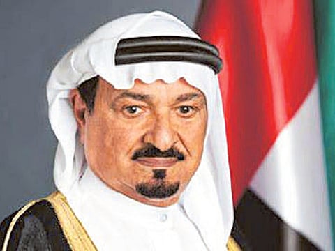 His Highness Sheikh Humaid bin Rashid Al Nuaimi.