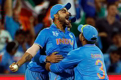 India's Virat Kohli and Suresh Raina have celebrated highs together on the field