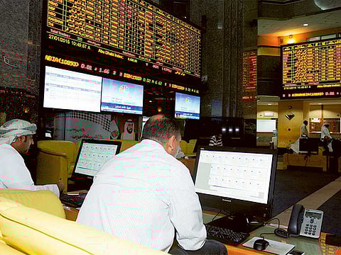 A general view of Abu Dhabi Securities Exchange (ADX). UAE stocks’ recent nascent rally was dampened by dire economic forecasts and further realisation of how economically damaging the coronavirus crisis can get.
