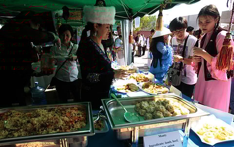 Many taste exotic food first time in life at Asian bazaar in UAE