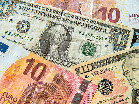 Saudi police have arrested two people for promoting counterfeit currency on social media.