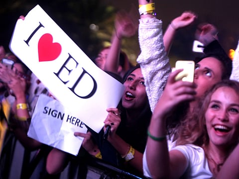 Ed Sheeran’s larger-than-life show in Dubai