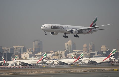 Emirates flight