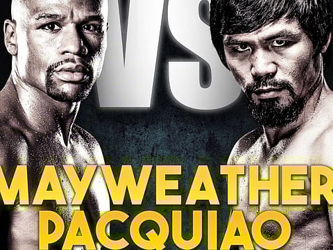 Mayweather vs Pacquiao fight to be screened live at UAE cinemas
