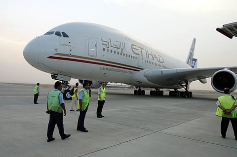An Etihad Airways A380. The airline is is yet to make a decision on whether it ever resumes Airbus A380 flights, its chief executive said.