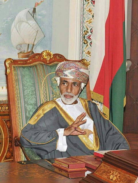 Qaboos chairs first cabinet meeting after return