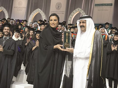 Largest graduation held in Qatar
