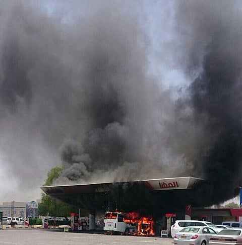 Fire at petrol station injures two in Oman