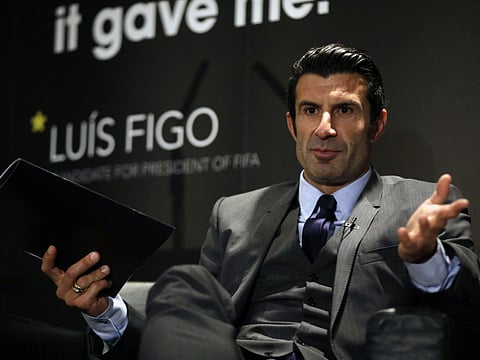 Luis Figo will be at the Expo 2020 Dubai on Friday.