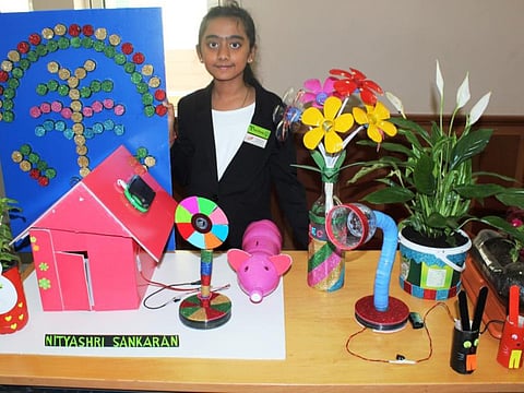 Creating art from waste