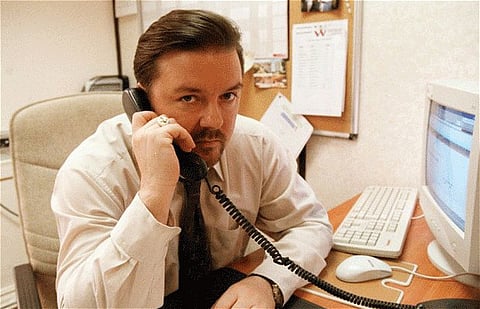 Ricky Gervais in The Office.
