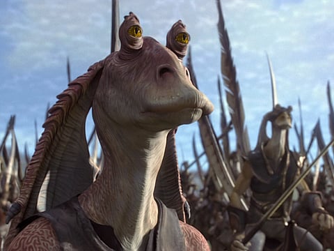 Michael Jackson as Jar Jar Binks?