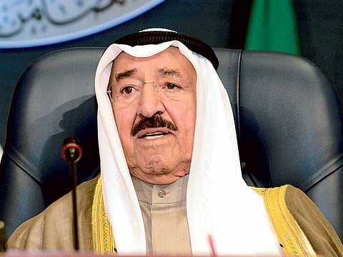 Kuwaiti Emir Sheikh Sabah Al Ahmad Al Sabah has been praised by Qatar for his efforts to resolve a bitter row between it and its Gulf neighbours.