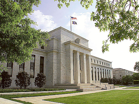 The US Federal Reserve Building in Washington.