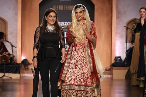 India couture: Richa Chaddha turns Persian Empress for Reynu Taandon’s show