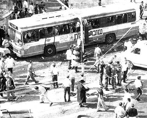 August 21: Bomber kills five in Jerusalem bus