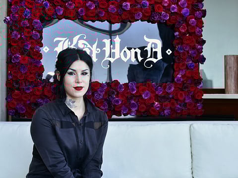 Kat Von D launches make-up line in Dubai