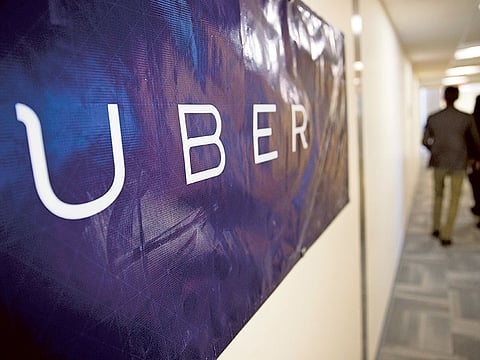 An Uber office in the US.