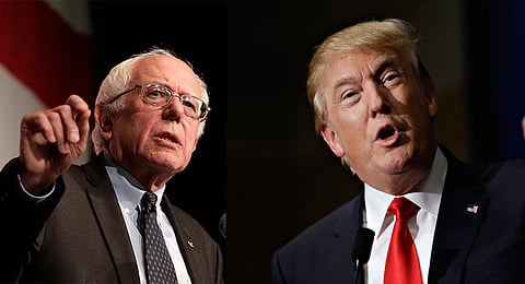 The difference between Trump and Sanders