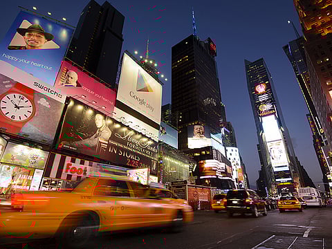 Adverts along Times Square, New York. Advertisers are focused less on costs and transparency than they are on ensuring that their agency has sufficient expertise in data, technology, and targeting consumers across digital platforms.