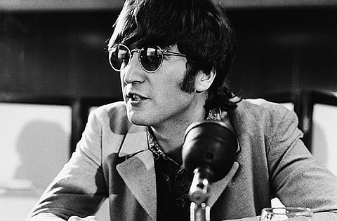 Musician John Lennon.