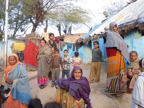 A village of beggars in India