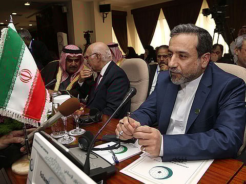 File picture shows Iran's deputy Foreign Minister Abbas Araghchi