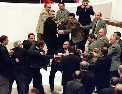 January 30, 2001: MP dies after brawl in Turkey parliament