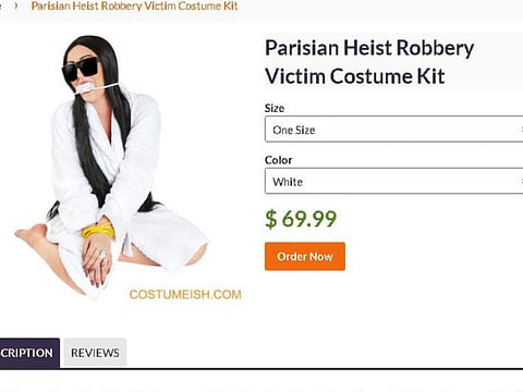 Kim Kardashian Halloween costume depicts her bound and gagged