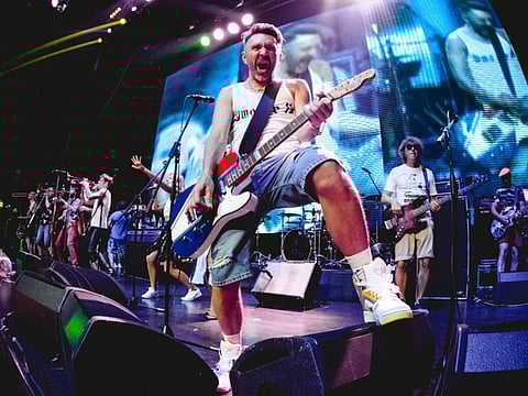 Russian rock band Leningrad perform in Dubai