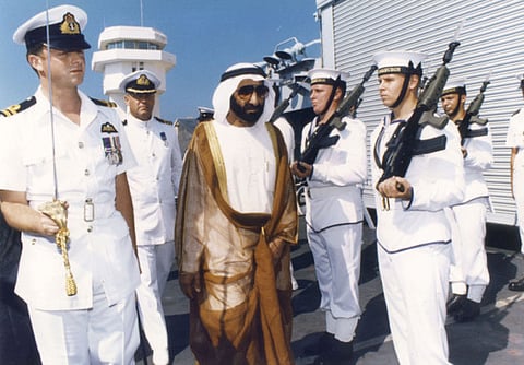 Oct 29, 1996: Saqr welcomes UK security role in the Gulf
