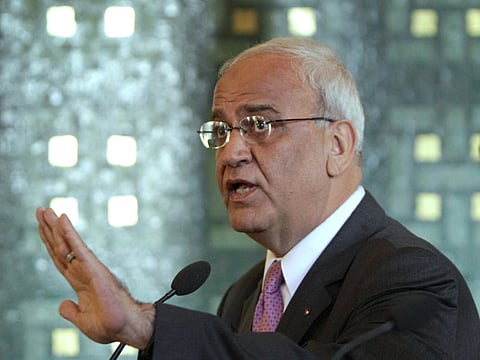 Chief Palestinian negotiator Saeb Erekat.