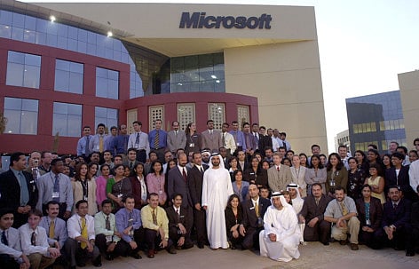 October 9, 2001: Microsoft opens regional base in Dubai