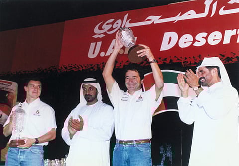 November 2, 1996: Saby wins the UAE Desert Challenge