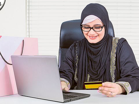 Picture for illustrative purposes: online payment for government services