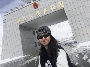 Braving Biafo Glacier on bicycle