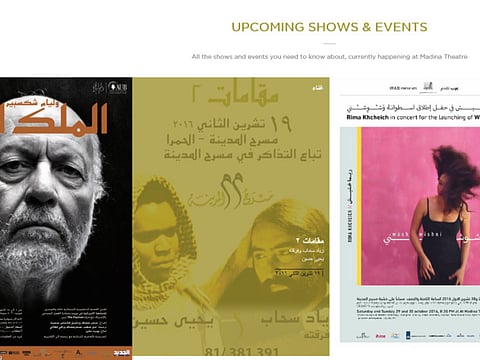 Lebanon’s prominent thespian scene makes major comeback