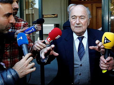 Former FIFA President Sepp Blatter.