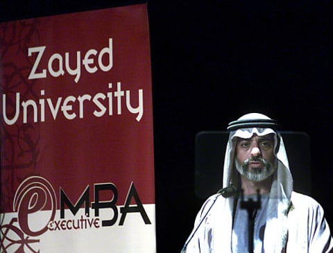 February 13, 2001: Zayed University launches E-MBA programme