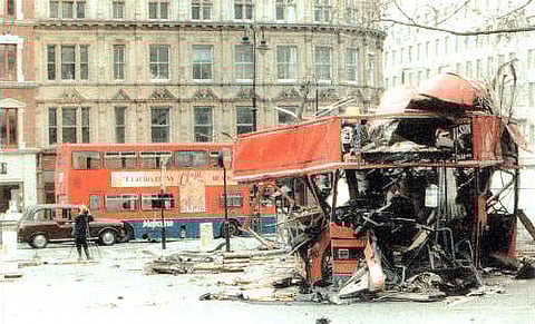February 18, 1996: IRA bomb on London bus kills three