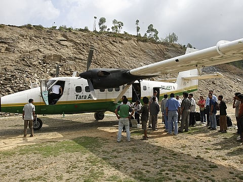 A Tara Air DHC-6 Twin Otter aircraft