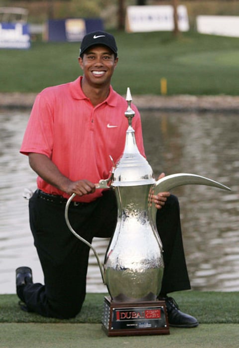 February 5, 2006: Woods wins Dubai Desert Classic