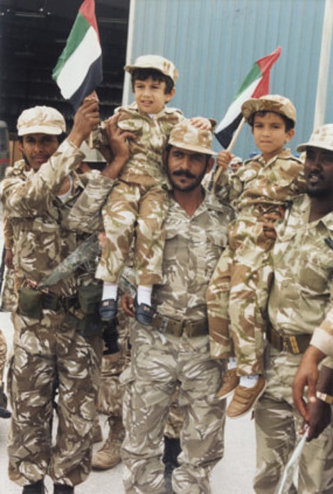 March 13, 1991: Royal welcome for UAE troops returning from Kuwait