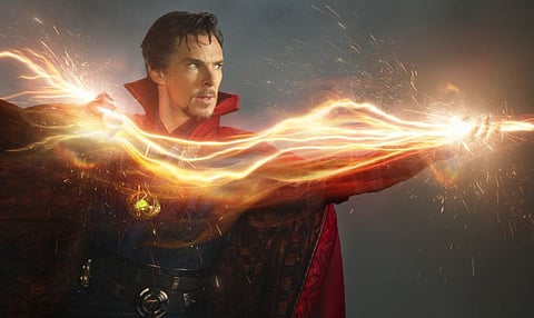 Benedict Cumberbatch as Doctor Strange.